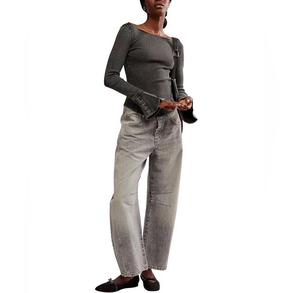 FREE PEOPLE Women’s We The Free Soul Sister Layering Top-Black-SIZE X-SMALL - Picture 12 of 16